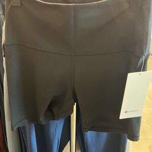 lululemon athletica Black Bike Shorts